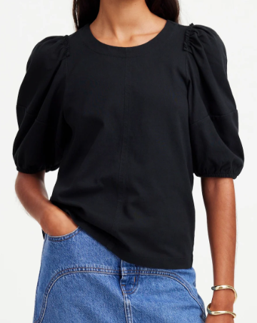 Madewell Puff-Sleeve Tee (4 colors), $48.00