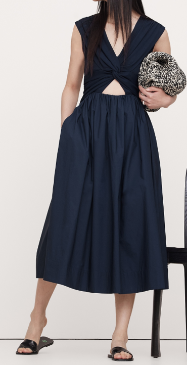 Banana Republic Mixed-Media Cut-Out Midi Dress (3 colors), $139.99 (was $200) Plus Extra 30% off applied at checkout