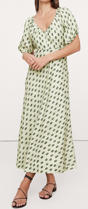 Banana Republic Viscose-Linen Ruched Long Midi Dress (3 colors), $64.99 (was $150) Plus Extra 30% off applied at checkout