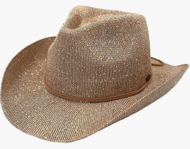 C.C Sparkly Sequin Cowboy Hat with Suede String Trim (27 colors), $32.99