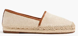 J.Crew Canvas Espadrille Slip-on Flats, $59.50 (was $128)