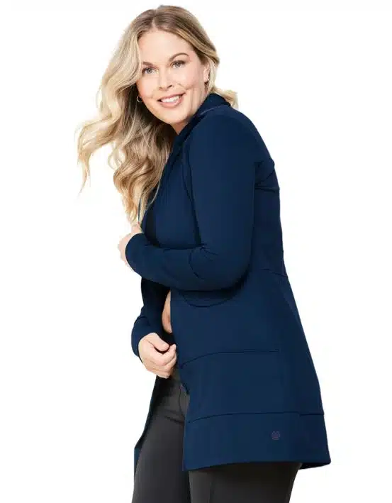 Long high collar jacket