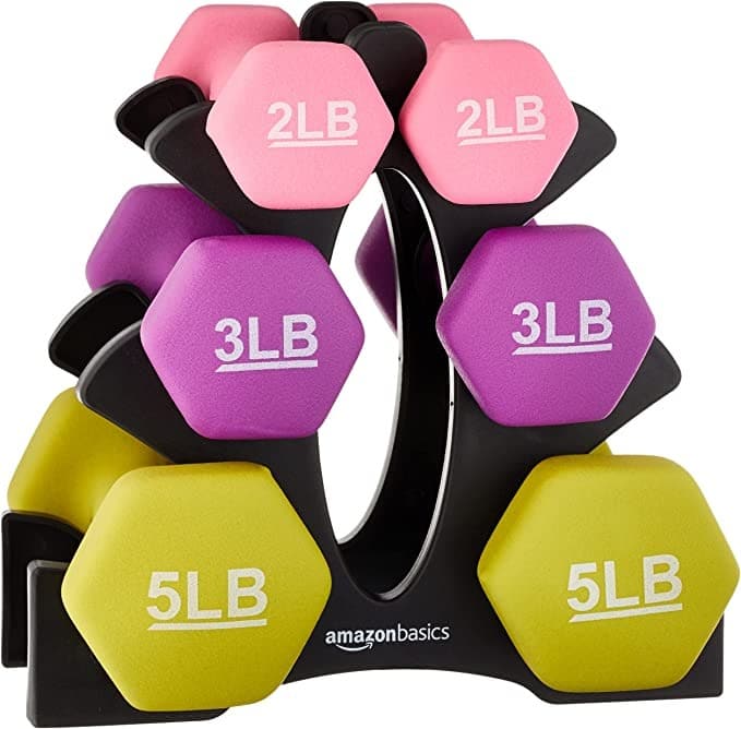 Neoprene Coated Hexagon Workout Dumbbells​