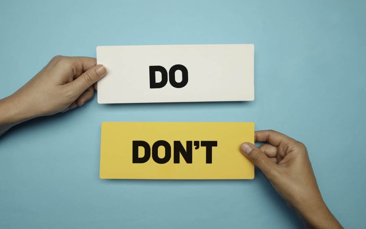 evolving technology dos and don'ts