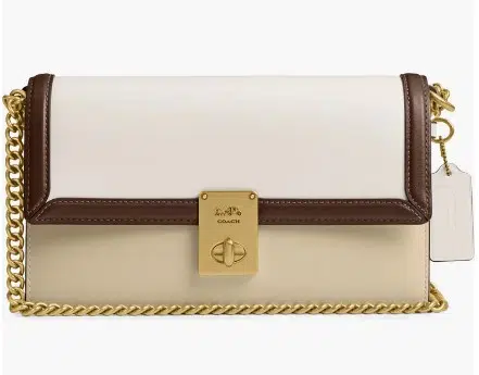 Coach Hutton Colorblock Leather Shoulder Bag, $229.99 (after sale $395)