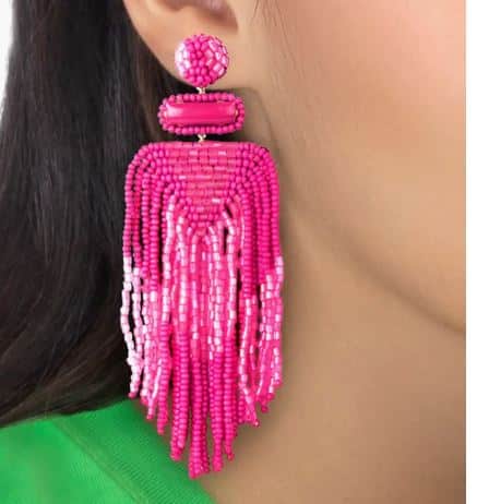 PInk earrings