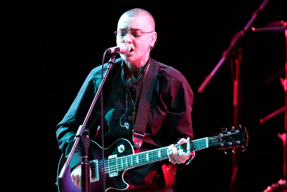 Sinead O'Connor performing