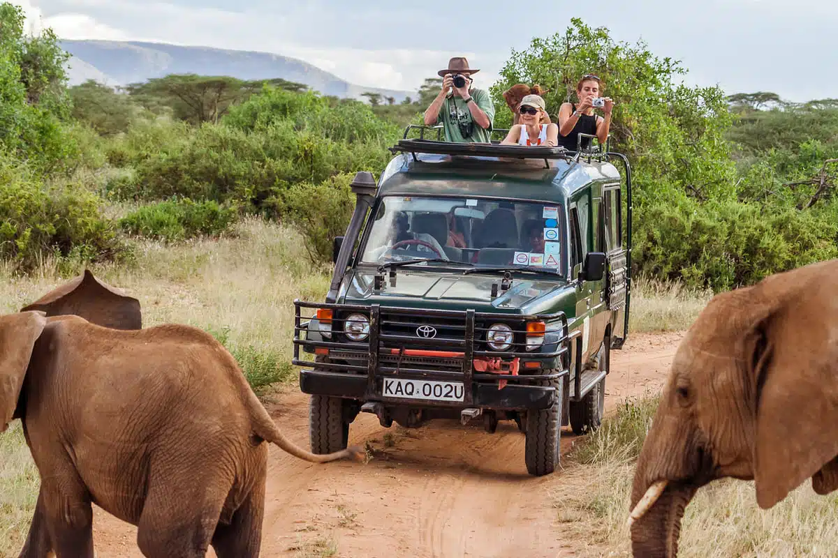 Traveling with a tour group