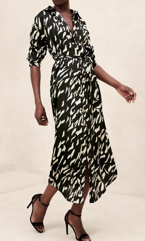 Banana Republic Tie-Waist Maxi Shirtdress (7 colors), $39.97 (was $110)