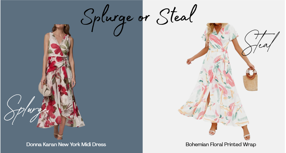 Classic wrap maxi dress