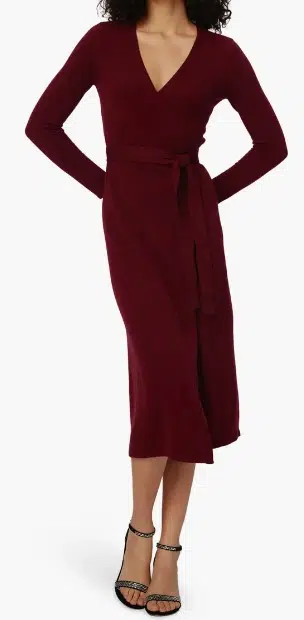 Diane von Furstenberg Astrid Long Sleeve Wool & Cashmere Wrap (8 colors), $558