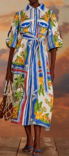Farm Rio tropical destination midi dress, $234 (was $260)
