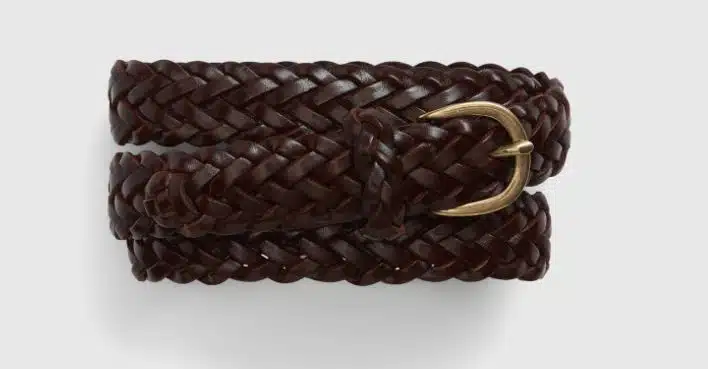 Gap braided belt