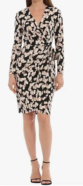 Maggy London Women's Long Sleeve Matte Jersey Wrap (17 colors), $114.95