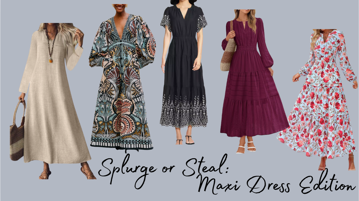 Maxi dress feature