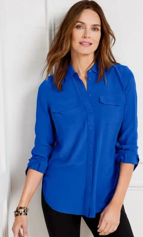 Talbots Soft Boyfriend Shirt