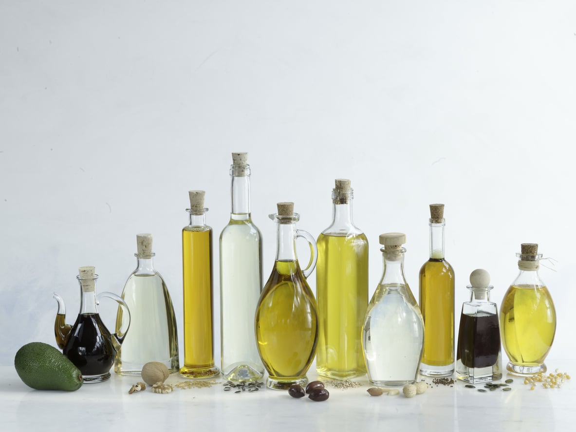 Various cooking oils