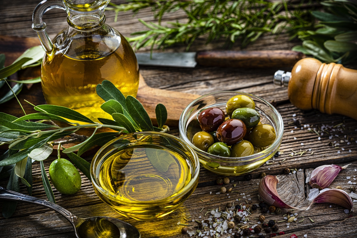 Olives and olive oil