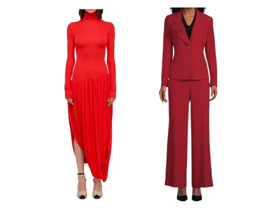 red fall fashion