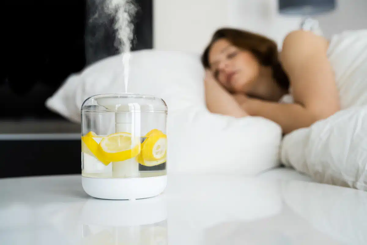 Scents while sleeping; humidifier; better rest