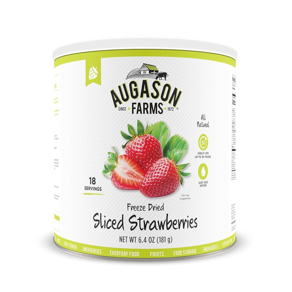 Augason Farms Freeze Dried Sliced Strawberries