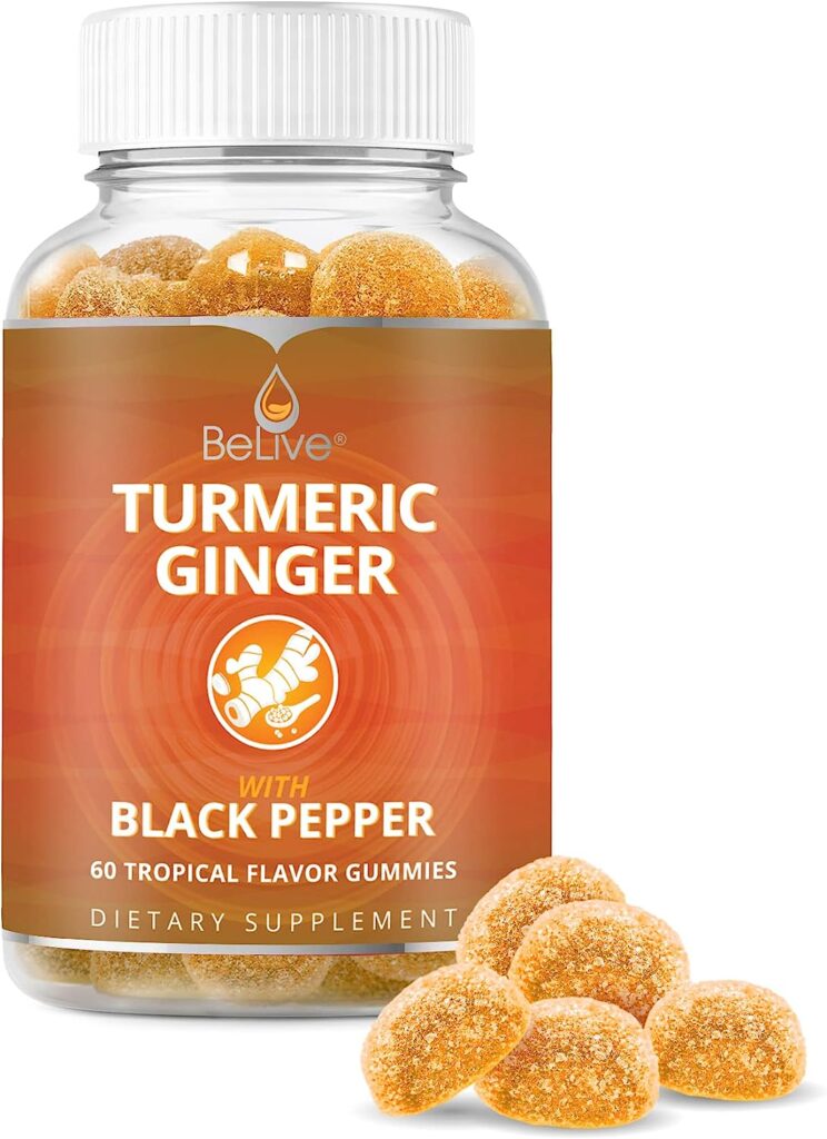 BeLive Turmeric Curcumin with Black Pepper & Ginger