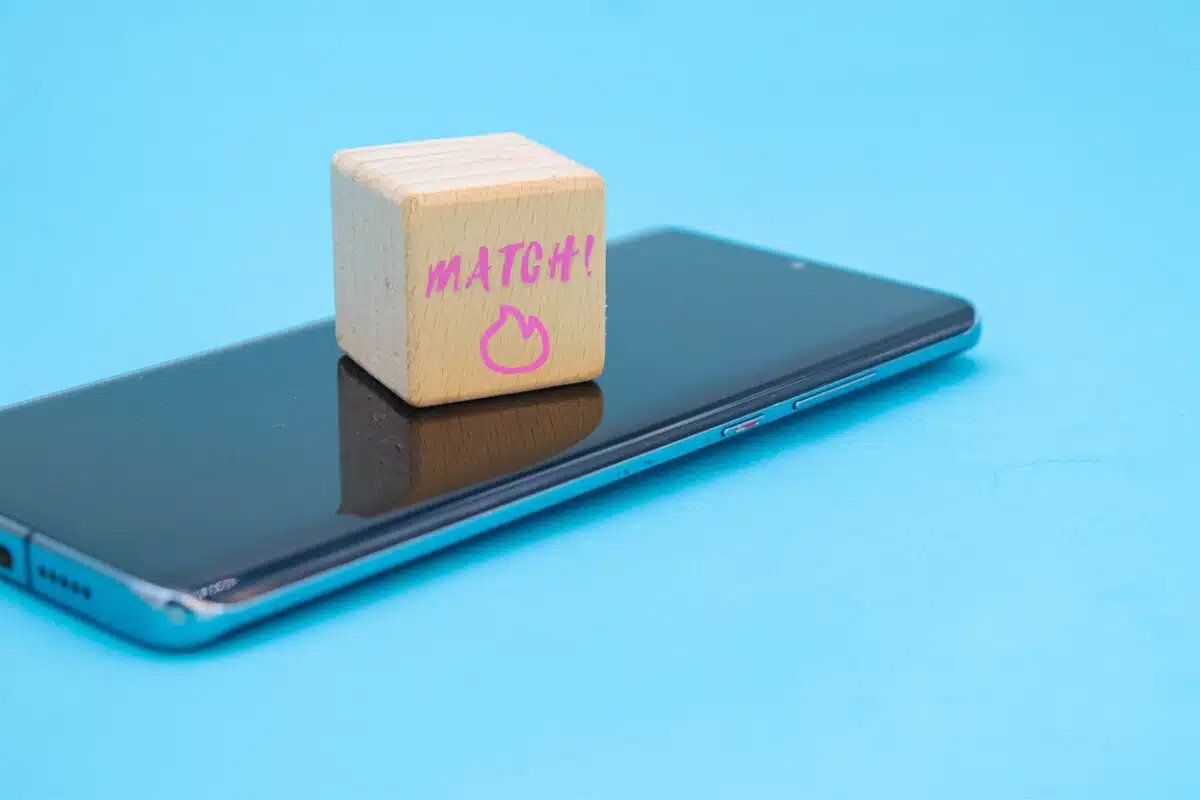 Finding a match on a dating app