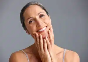 Treat skin from within, healthy woman, good face