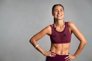 half hour workout feature, fit woman, woman after a workout