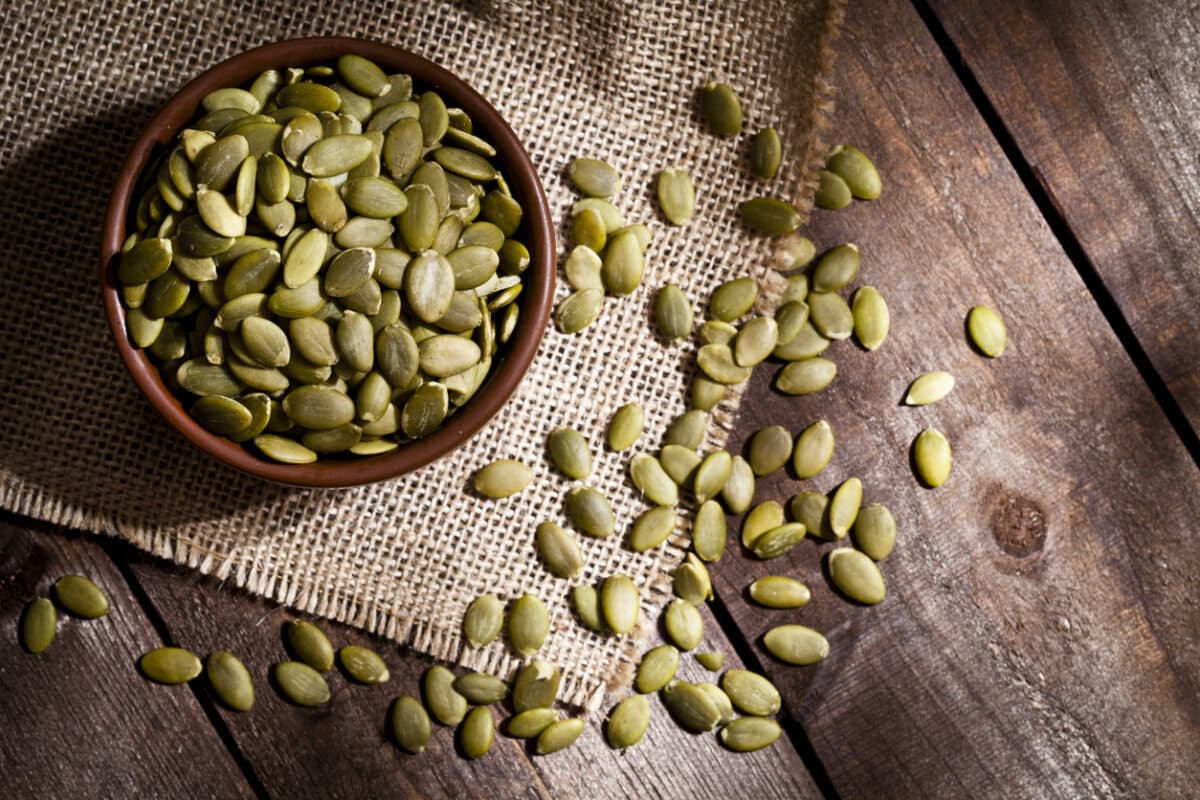 Organic pumpkin seeds
