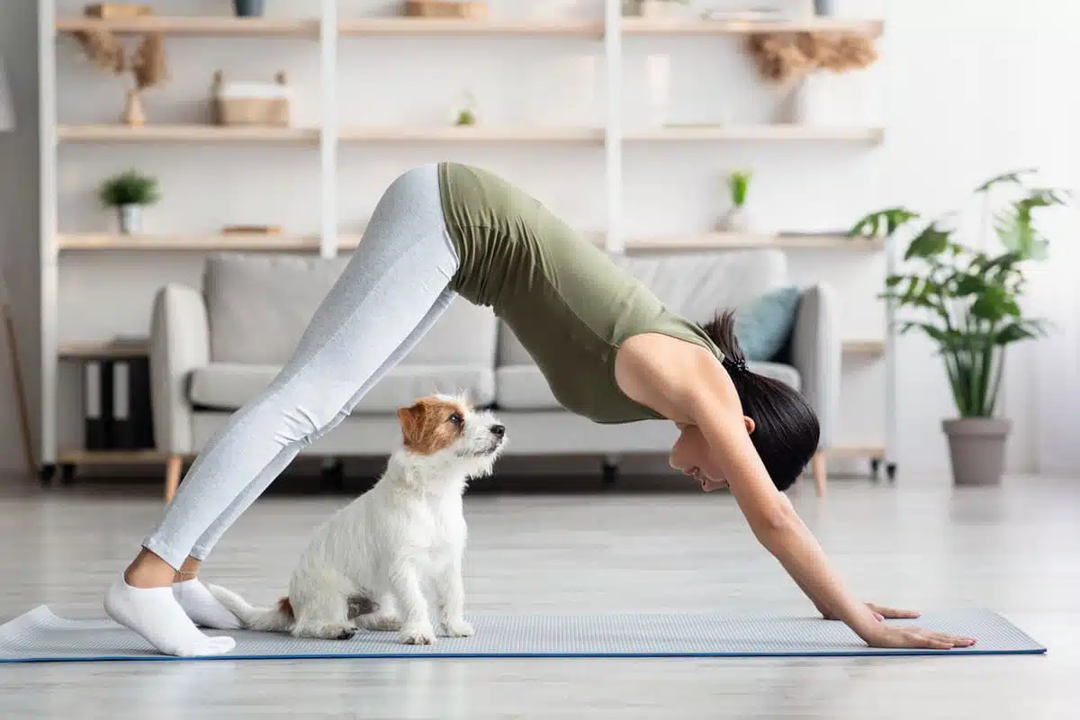 puppy yoga