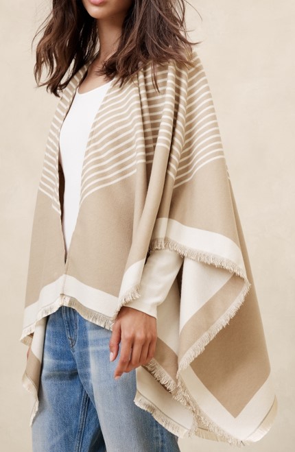 Banana Republic Poncho (2 colors), $50 (was $100)