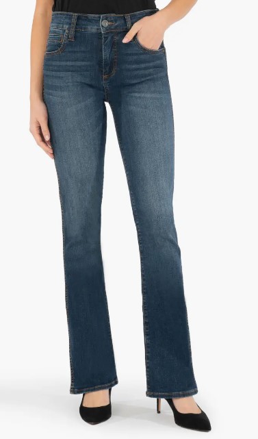 KUT Natalie Fab Ab High Waist Bootcut Jeans, $89