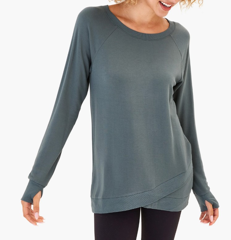 Leanna Feather Fleece Tunic (3 colors) $59