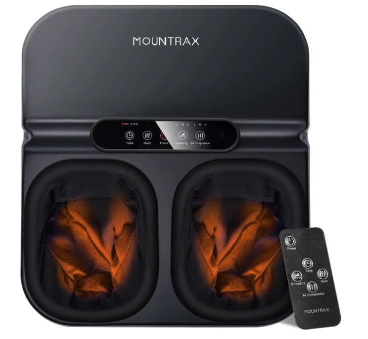 MOUNTRAX Foot Massager Machine with Heat, $105.99 (Was $179.99)