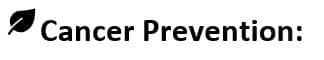 cancer prevention
