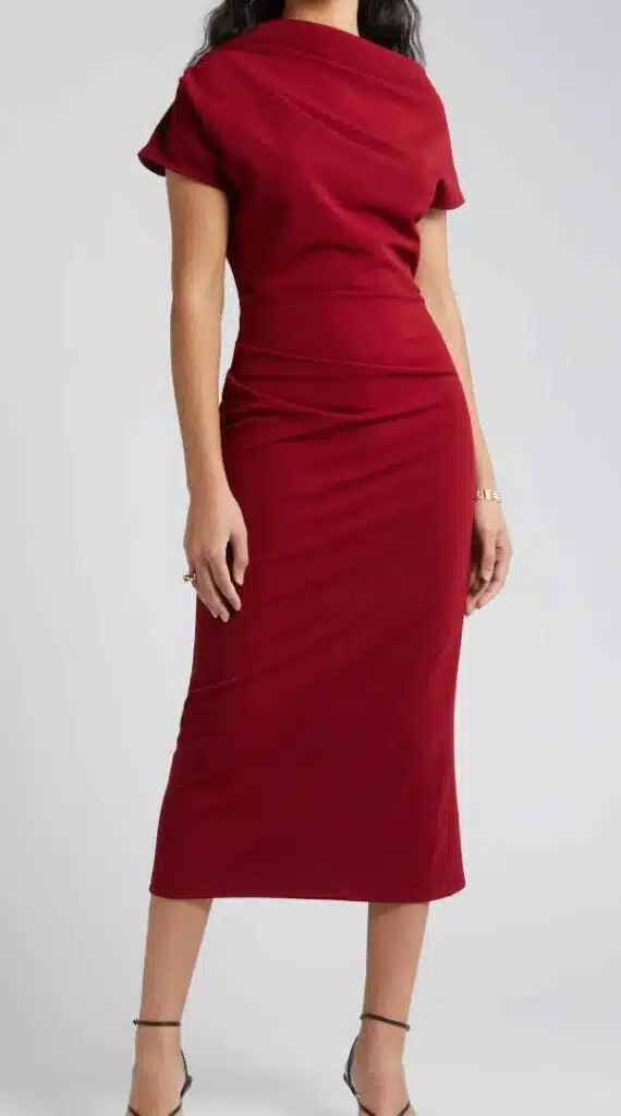 side Ruched dress