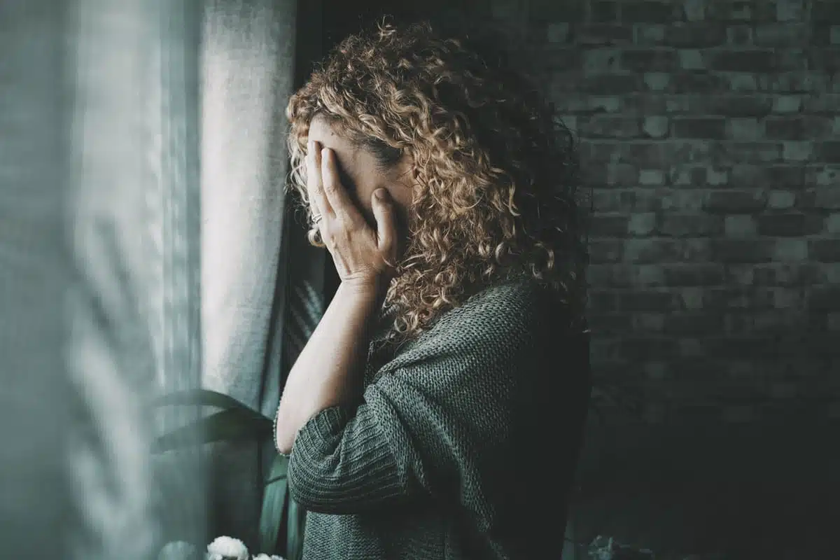 stressed woman