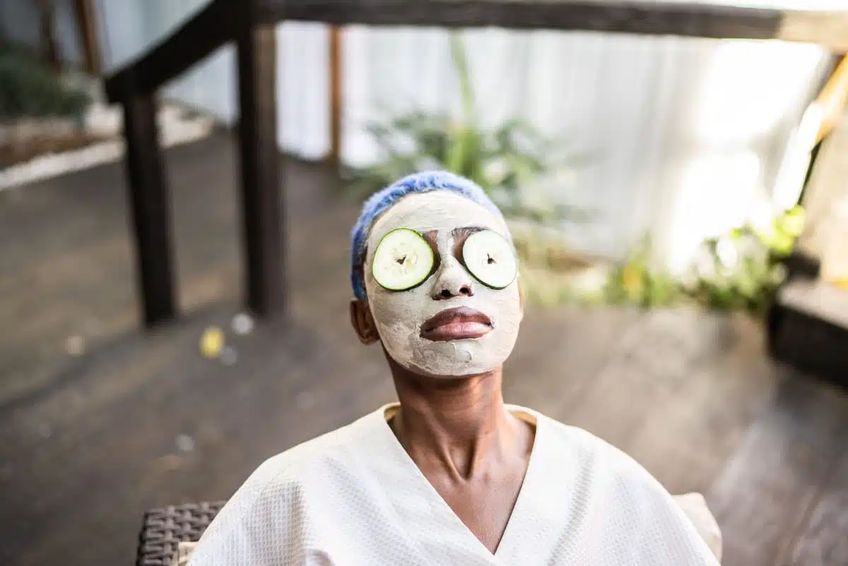 woman at a spa