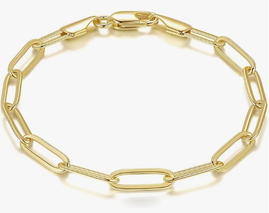 14K Paperclip Gold Chain $79.99