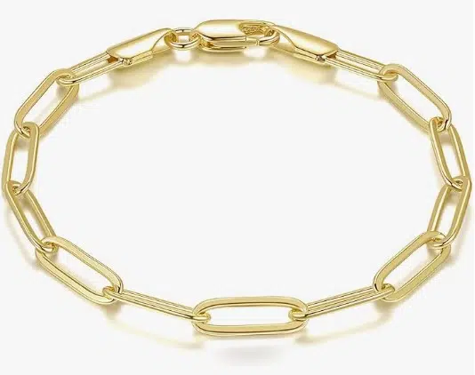 14K Paperclip Gold Chain $79.99