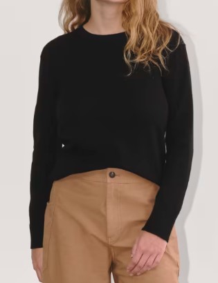 Everlane The Classic Crew in Cashmere (5 colors) $111 (was $158)