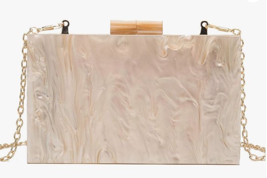 LETODE Acrylic Clutch Bags Purse Perspex Bag, (30 colors) $28.99