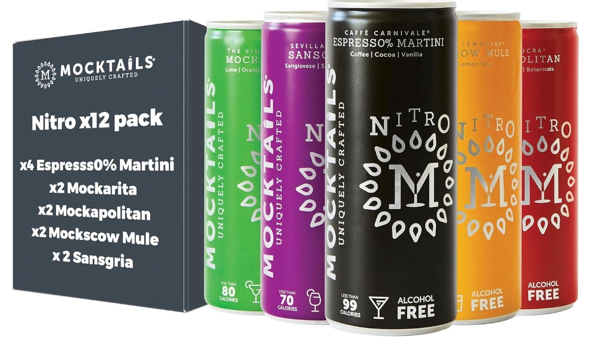Mocktails Alcohol Free Nitro Variety Pack, $39.69