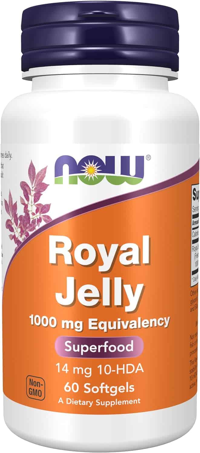 Now Foods Royal Jelly Oral Supplement for Skin
