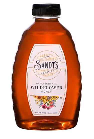 Sandt's Wildflower Honey, Unfiltered Raw Honey, $26.97