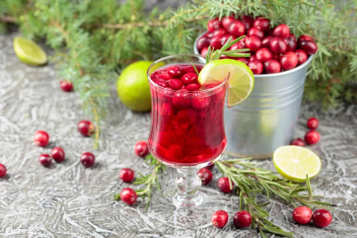 Sparkling Cranberry Limeade