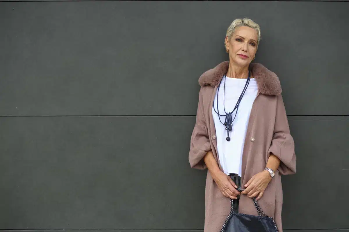 fashionable woman