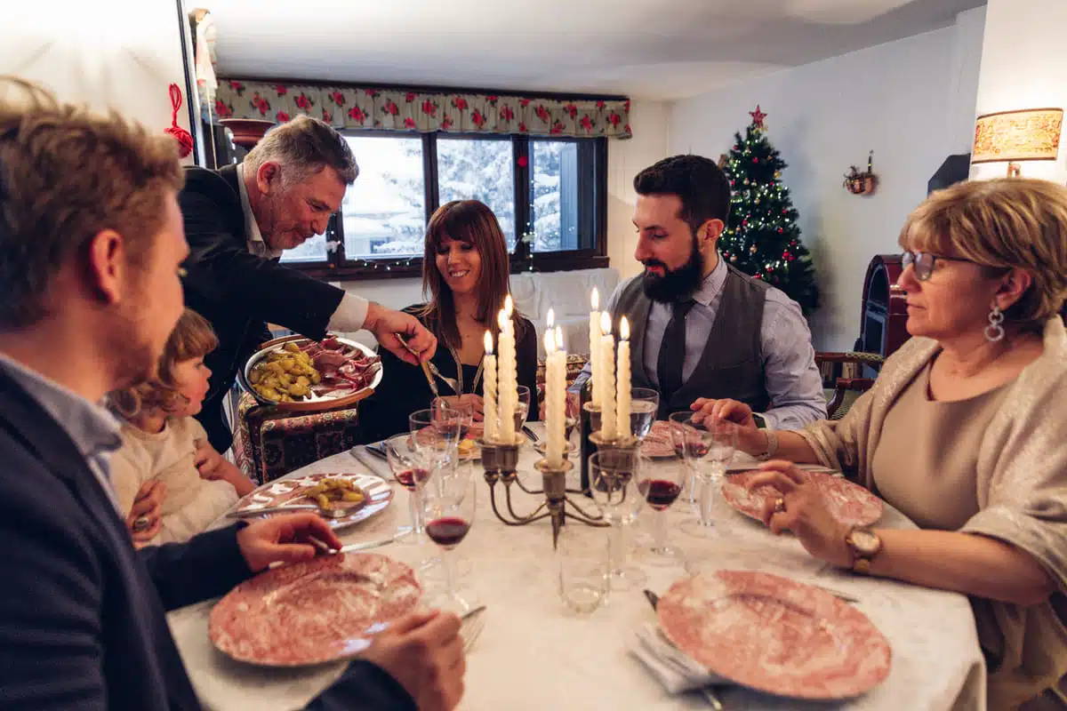 nice holiday dinner