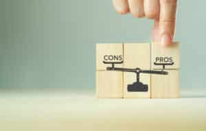 Pros and cons, making a decision